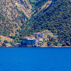 Fototapeta na wymiar Grigoriou Monastery, Mount Athos