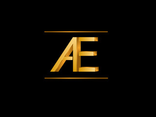 AE Initial Logo for your startup venture