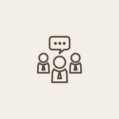 Fototapeta premium Support team icon