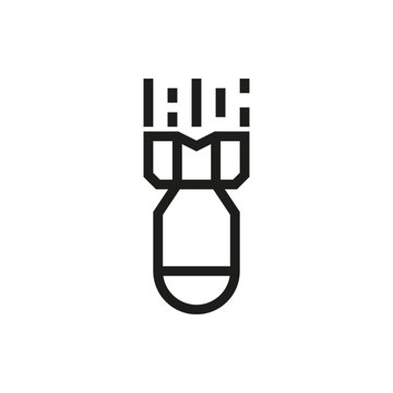 black bomb icon clip art preview
