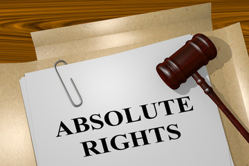 Absolute Rights - legal concept