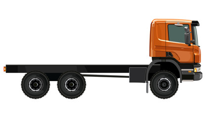 Orange truck