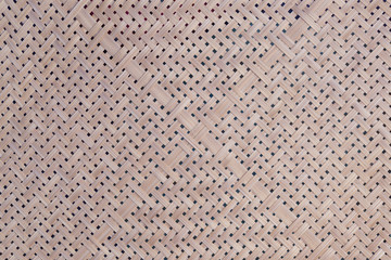 close up woven bamboo pattern