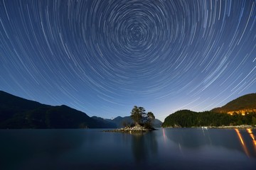 Star Trails over Furry Creek