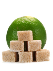Lime and Brown Sugar Cubes