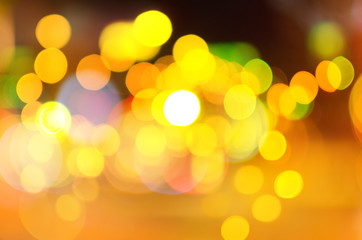 Abstract circular bokeh background of Christmaslight