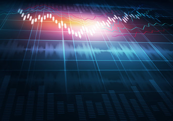 Sound equalizer background . Mixed media