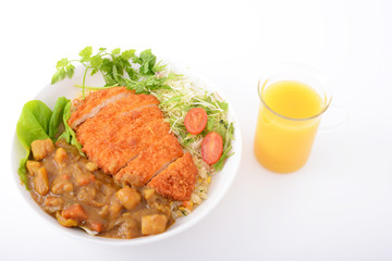 おいしそうなカツカレー