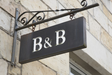 Bed and Breakfast Sign