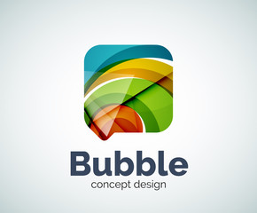 Bubble logo template