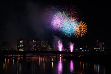 Kano River fireworks display / Numazu summer festival