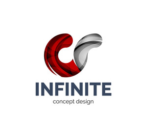 Infinite logo business branding icon