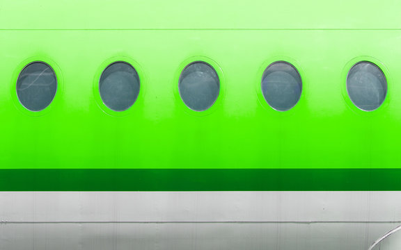 Windows Of The Green Airplane