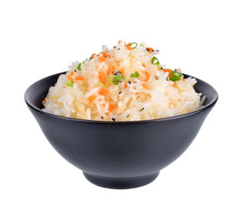 Fried rice with garlic butter