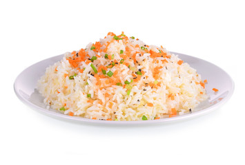 Fried rice with garlic butter
