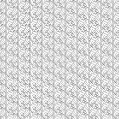 Seamless abstract pattern. Monochrome image. Geometric repeating elements. Vector illustration.
