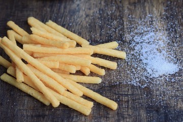 french fries with potatoes
