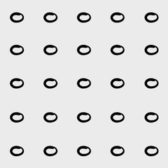 Minimal monochrome handwritten pattern dots, rounds