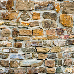Colorful stones brickwork texture