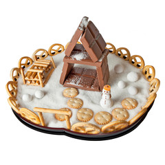 Sweet composition of the confectionery products 