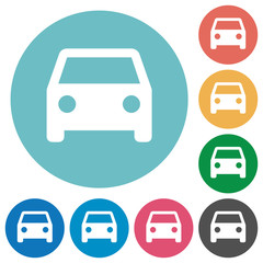 Obraz premium Flat car icons