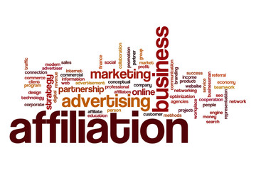 Affiliation word cloud