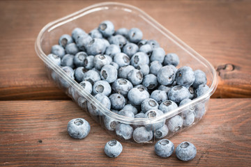 fresh summer berries, healthy food on table