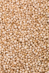 Heap of quinoa, healthy vegan food concept