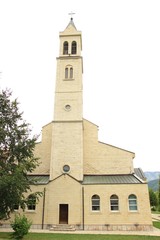 Obraz premium Catholic church in Scit, Rama, Bosnia and Herzegovina