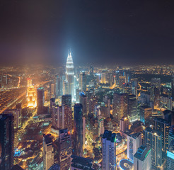 View of central Kuala Lumpur