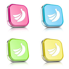 ikona na tle zaokrąglonego kwardratu z metalowym środkiem i odbiciem © vempireart