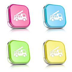 ikona na tle zaokrąglonego kwardratu z metalowym środkiem i odbiciem © vempireart