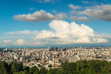 旭山記念公園から見る札幌市内