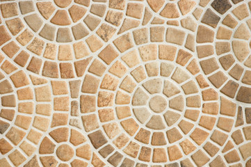 close up of ceramic tile pattern