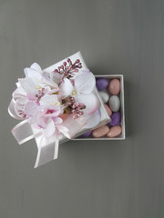 almond candies in a box