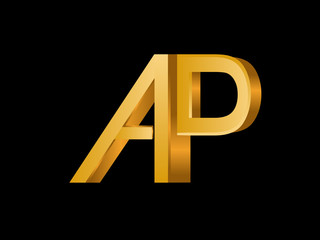 AP Initial Logo for your startup venture