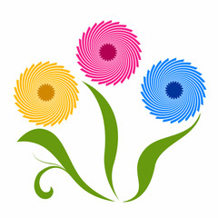 Kolorowe kwiaty © mari00sh