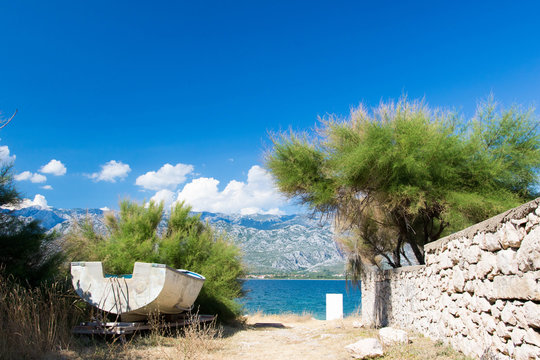 Path to the sea in Croatia