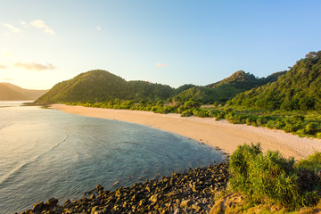 Long Kuta sand beach, Lombok, Indonesia