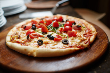 Fresh pizza