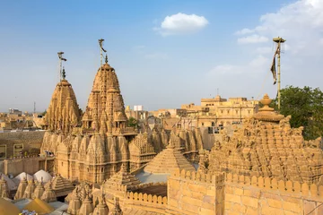 Foto op Canvas Roof of the Jain temple in Jaisalmer, India. © Mazur Travel