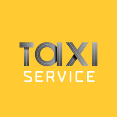 Taxi, cab vector logo, icon