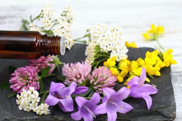 Essential oil & meadow flowers