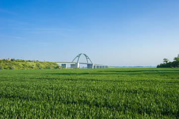 Fehmarnsundbrücke, Fehmarn