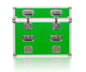 New green toolbox with shadow