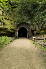 Bike Trail Tunnel / A bike trail passing through a former railroad tunnel.