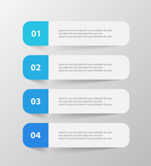 Vector business template for presentation.