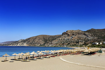 General view of Pachia Ammos Beach, Paleochora