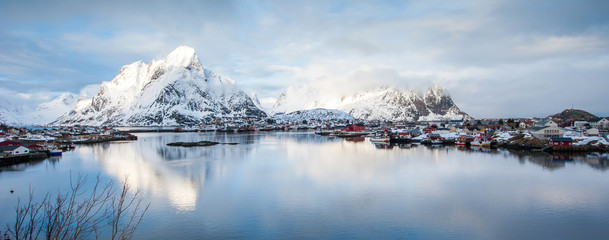 Fototapeta na wymiar Fisherman's village, Lofoten island