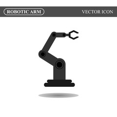 Robotic arm icon